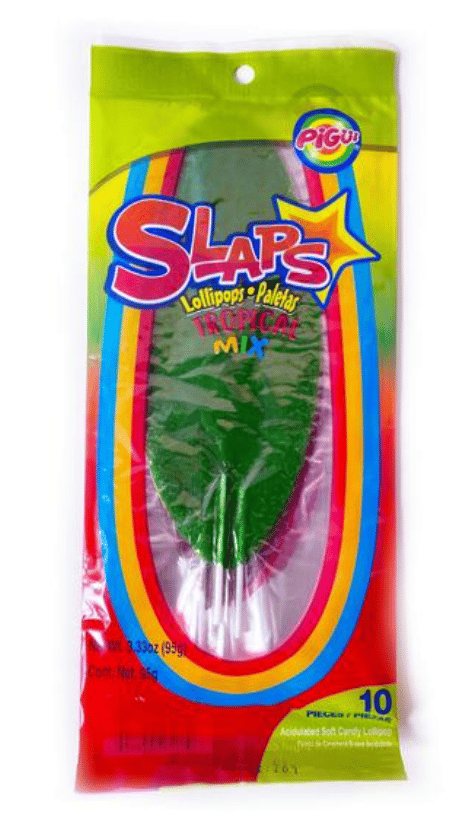 Slaps Candy - TROPICAL MIX 10-Pk 3.33OZ (95g) x 25 units