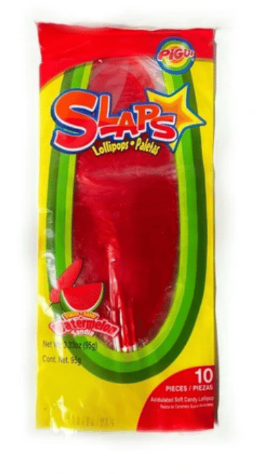 Slaps Candy - WATERMELON 10-Pk 3.33OZ (95g) x 25 units