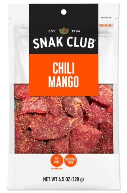 Snak Club - Dried Chili Mango 4.5oz (128g) x 6 units