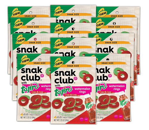 US - Snak Club - Tajin - WATERMELON Rings 2.25oz (64g) x 12 units