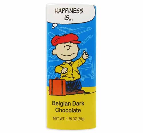 SNOOPY PEANUTS HOUSE - CHARLIE BROWN DARK CHOCOLATE 1.75OZ (50G) X 36 UNITS