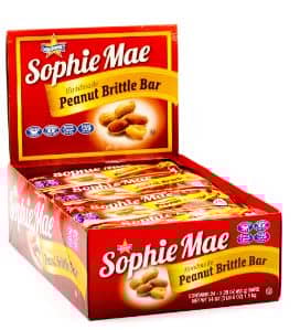 US - Sophie Mae Peanut Brittle Bar 2.25oz(64g) x24 Units