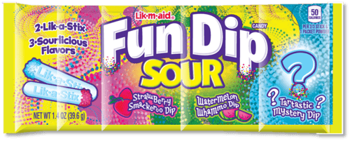 Mexico - Wonka Fun Dip - Sour x 24 units