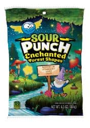 US - Sour Punch Enchanted Forest Shapes Peg Bag - 6.5oz(184g) x 9 Units