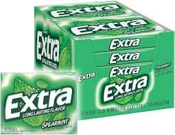 (S1-09) Gum - Wrigley Extra Spearmint (x10 units)