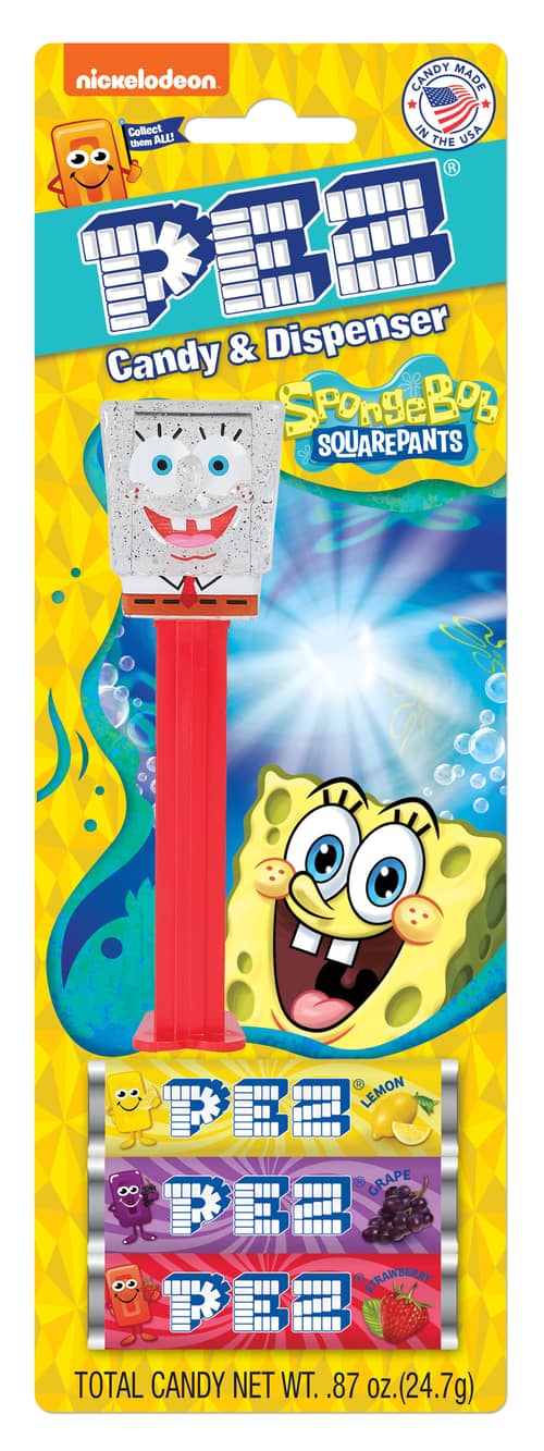 US - Pez Blister Spongebob Assortment x 12 Units