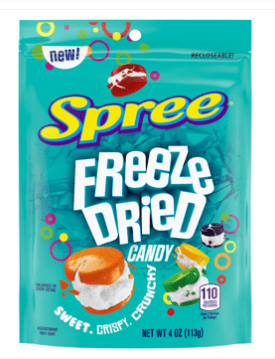 Spree Freeze Dried Candy Sub Bag - 4oz (113g) x 8 Units