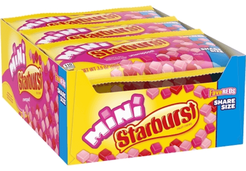 Starburst Mini - Fave Reds 3.5 oz (99g) x 15 units