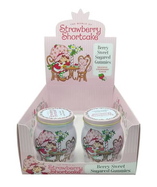 CHINA- Boston American - STRAWBERRY SHORTCAKE SUGARED GUMMIES X 6 Units