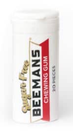 (S7-10) Sugar Free - Nostalgia Beemans Gum Tube (20 Pieces) X 12 Units