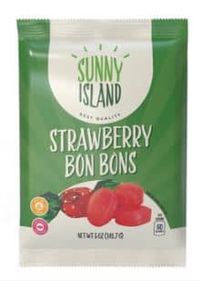 Sunny Island Strawberry BonBons - 5oz (141.7g) X 12 Units