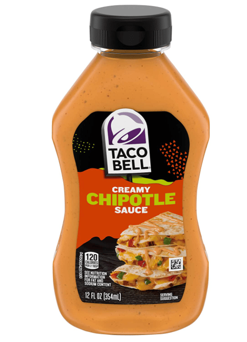 US - CASE - Taco Bell - Chipotle Sauce 12FL (354ml) x 8 units