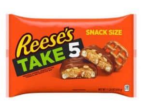 Halloween - Single REESE TAKE 5 Snack Laydown Bag - 11.25 oz(319g) x 1 Units