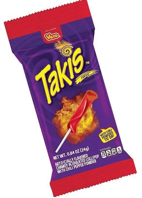 (S1-02) Vero Takis Fuego with Chili Powder to Dip 0.84 oz(24g) x 6 Bags