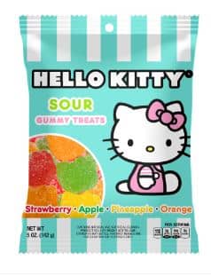 Hello Kitty Gummi Treats - Sour Peg Bag 5oz (142g) x 12 units