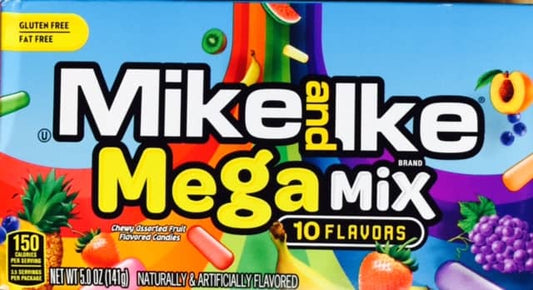 (S1-07) Theater Box Mike & Ike Mega Mix 4.25 oz X 12 Units