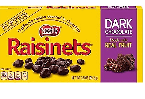 Us - Theater Box - Nestle Raisinets DARK Chocolate 3.1oz x 15 Units