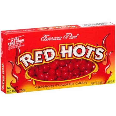 Theater Box Ferrara Pan Red Hots 5 oz x 12 units