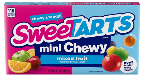 US - Theater Box WONKA Sweetart Mini Chewy (x12 units)