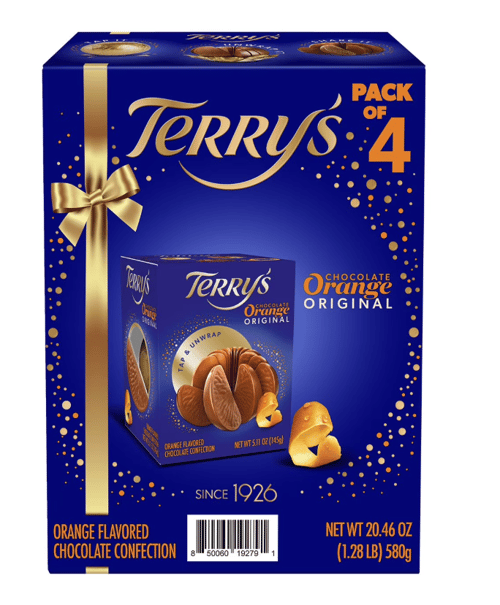 Xmas - Terry - Orange Milk Chocolate 5.11oz (145g) x 4 Units