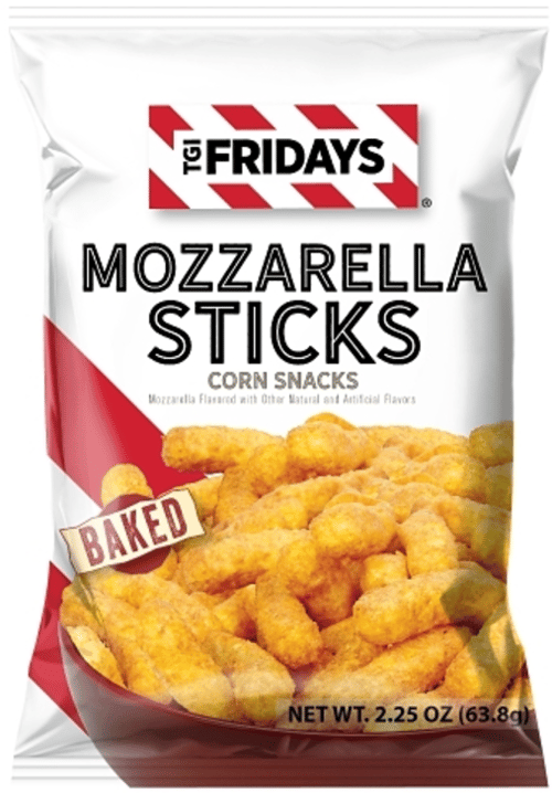 Chips - Tgi Friday's Gluten Free Mozzarella Sticks 2.25oz (63g) x 6 Units (chips bags may be deflated during shipping)