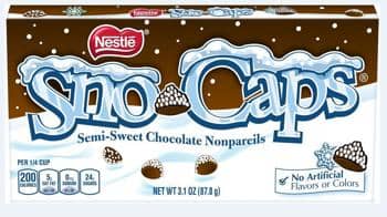 Theater Box-Nestle Chocolate Sno-Caps 3.1oz (88g) x 15 Units