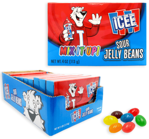 Theater Box - koko Icee - Jelly Beans - Sour 4oz (113g) x 12 Units