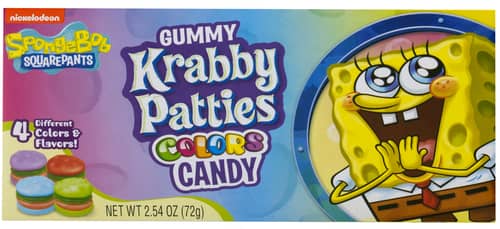 China - Theater Box - SpongeBob Krabby Patties - Colors 2.54oz (72g) x 12 units