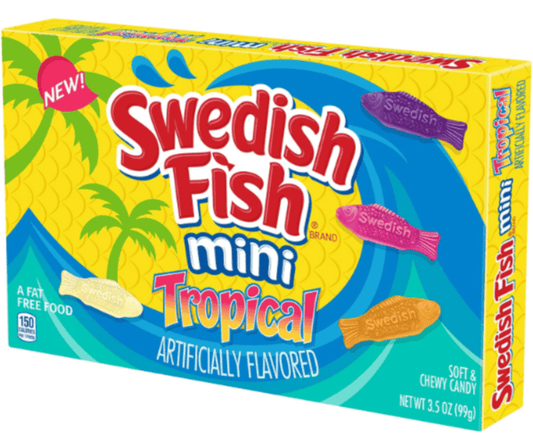 (S1-07) Theater Box - Swedish Fish - mini Tropical 3.5 oz (99g) x 12 units