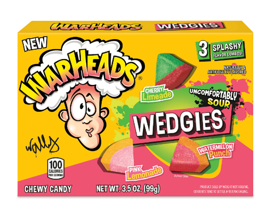 (S1-11) Theater Box - Warheads Wedgies 3.5oz (99g) x 12 units