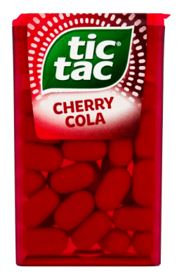 UK - Tic Tac - Cherry Cola 18g x 24 units (Best Before May 11, 2025)