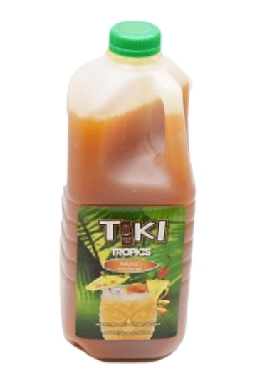 US - Beverage - Tiki Tropics - Mango Cocktail Mixer 64 oz (1.9L) x 6 Bottles (Buyer is responsible if drinks may leak during shipping and weather)