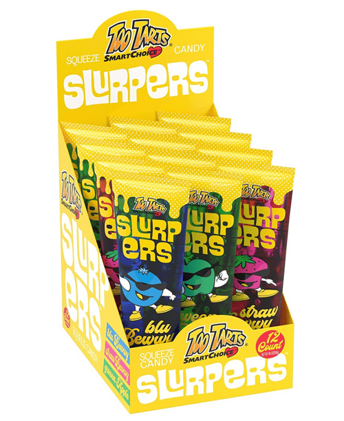 CHINA - Too Tarts - Slurpers Squeeze Candy - SWEET 4oz (113g)  x 12 units
