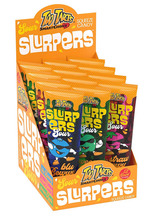 CHINA - Too Tarts - Slurpers Squeeze Candy - SOUR 4oz (113g) x 12 units