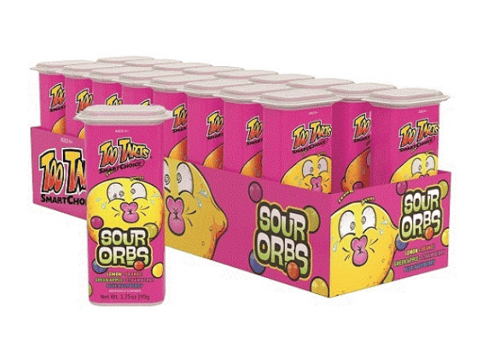 CHINA - Too Tarts - SOUR ORBS 1.75oz (49g) x 18 units