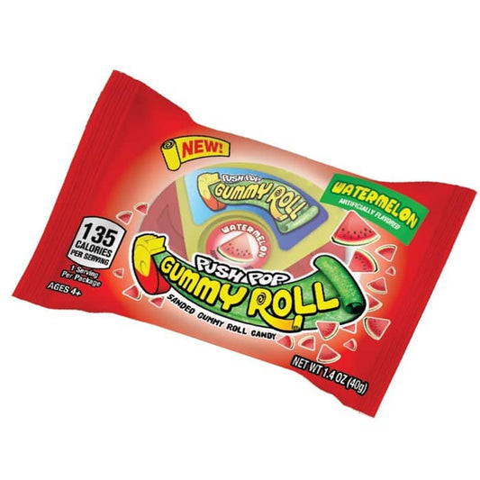 (S1-08) Topps Push Pop Gummy Roll 1.4oz x 8 units