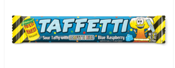 Toxic Waste Taffetti - Blue Raspberry 20g x 24 Units