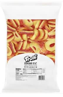 Bulk - Trolli Peachie-O'S Sour Gummy Rings - 5lb (2.27kg) x 1 Bag