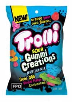 (S1-10) Trolli Peg Bag - Gummi Creations 4.25oz x 12 units