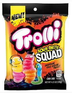 Us - Trolli Peg Bag - Sour Brite Squad 4.25oz(120g) x 12 Units