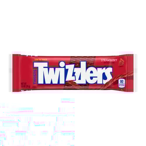Us - TWIZZLERS Strawberry Flavored Twists Standard Bar 2.5 oz(71g) x 18 Units
