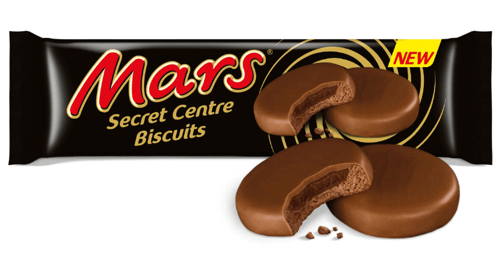 UK - Mars - Secret Centre Biscuit 132g x 12 units (Best Before February 26, 2025)