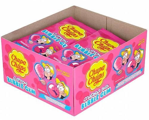 Indonesia - Chupa Chups Cotton Candy Bubble Gum x 12 units