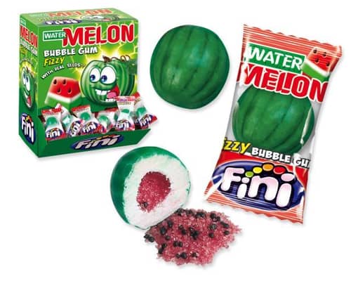 UK Fini Watermelon Fizzy Sour Bubblegum x 200 units (Best Before September,2026)