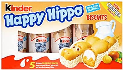 Germany - Kinder Happy Hippo - Hazelnut 20.7G 5PK x10 units