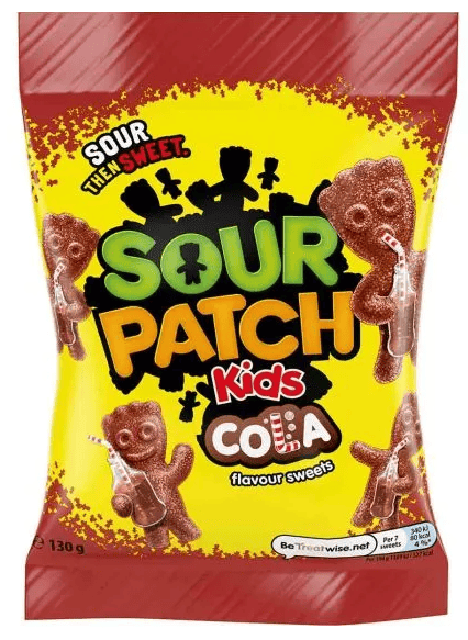 UK - Sour Patch Kids - Cola Share Bag 130g x 10 units