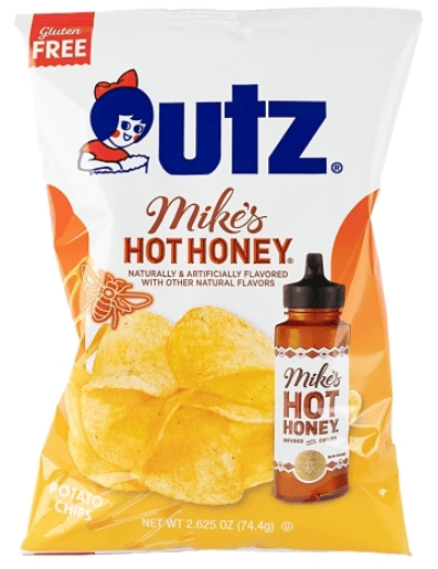 US -Chips - Utz - Mikes Hot Honey Chips 2.625oz (74.4g) x 14 Bags