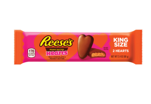 Valentine - Reese Peanut Butter Heart - King Size 2.4oz (68g) x 24 units