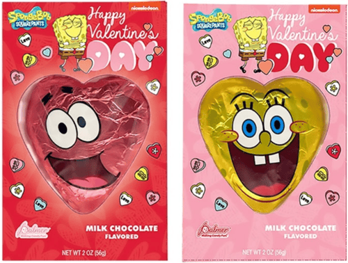 Valentine - Spongebob Chocolate Heart 2oz (56g) x 24 units