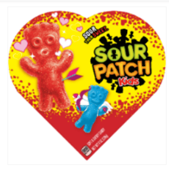 Valentine - Sour Patch Kids Heart Shaped Box - 6.8oz (193g) x 6 Units